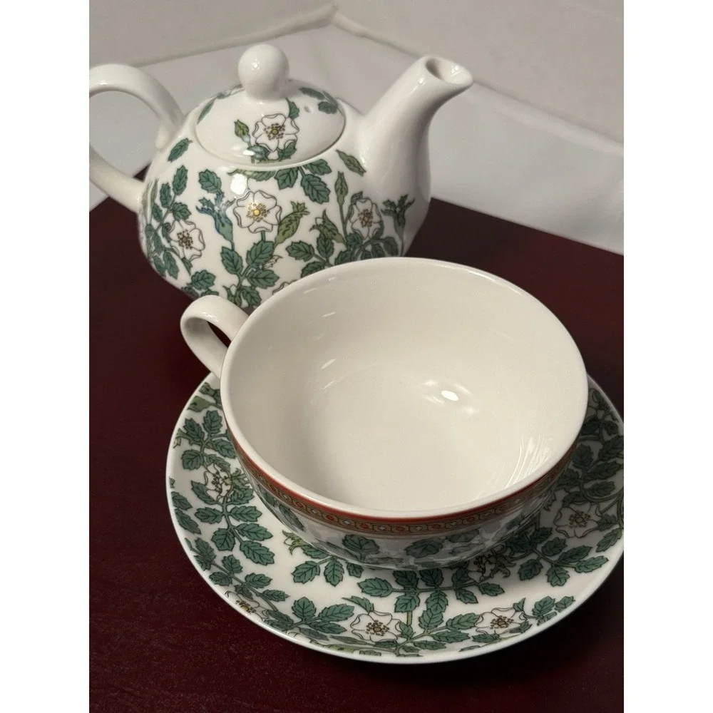Gardenia Charm Fine Porcelain Tea For One Set